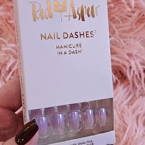 Red Aspen Nail Dashes Lots Of Lilac Lilith